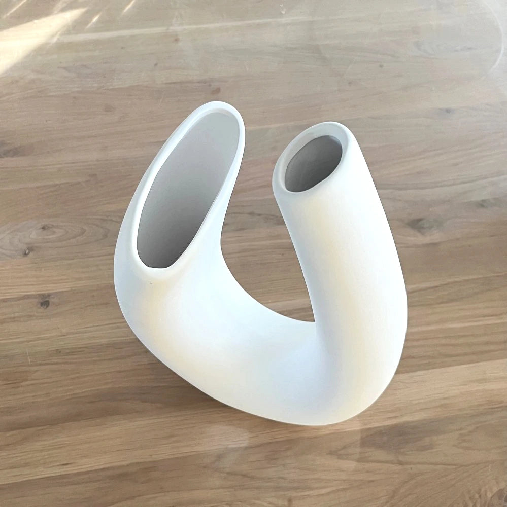 Vase "Ulysse" Blanc - Céramique