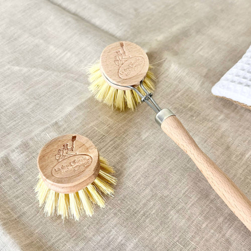 Brosse vaisselle rechargeable - Bois de hêtre et fibres naturelles