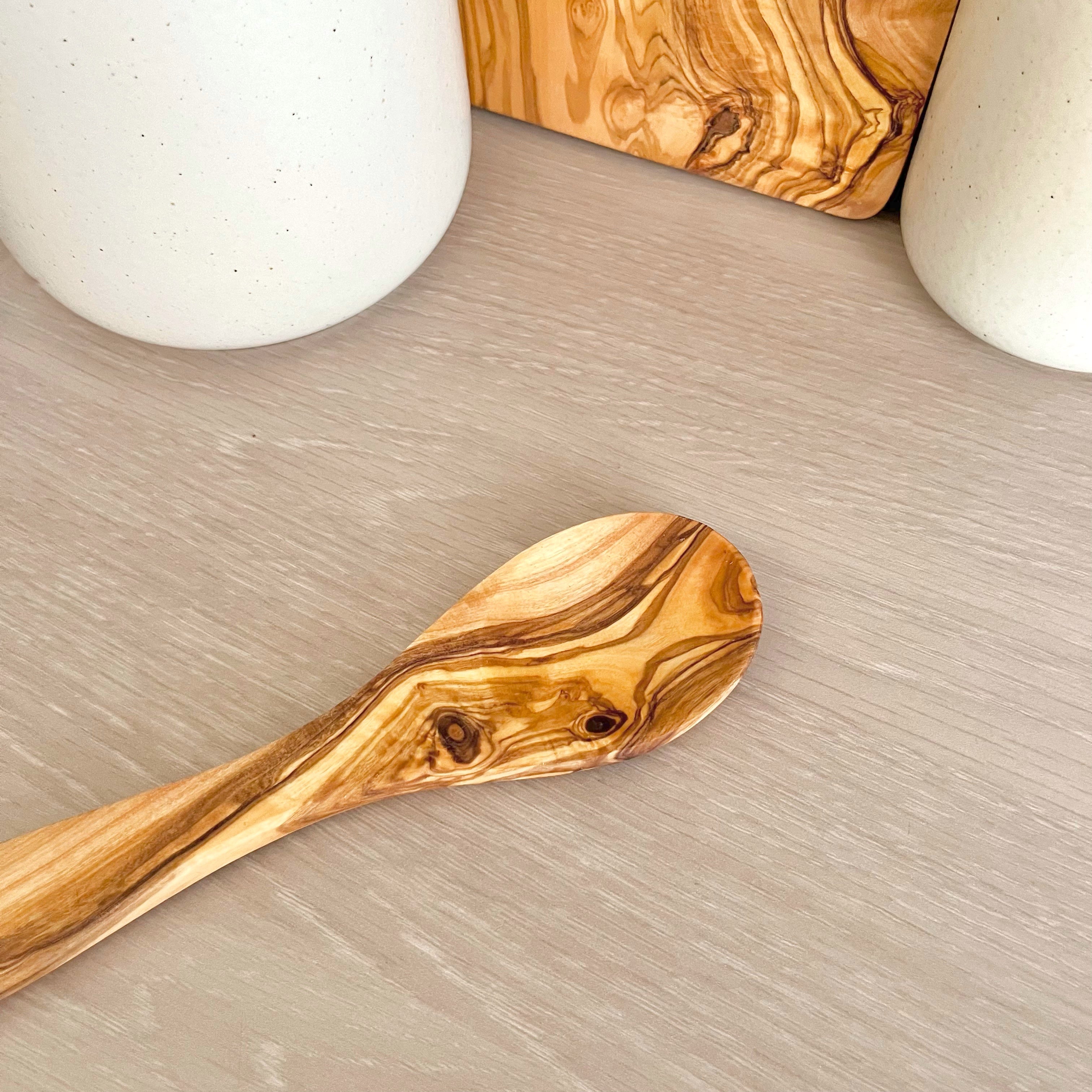 Cuillère à riz - Bois d'olivier 100% naturel