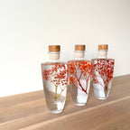 Bouteille florale "Lovia" - Verre & Gypsophile