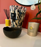 Vide-poches "Flo" Noir - Résine acrylique