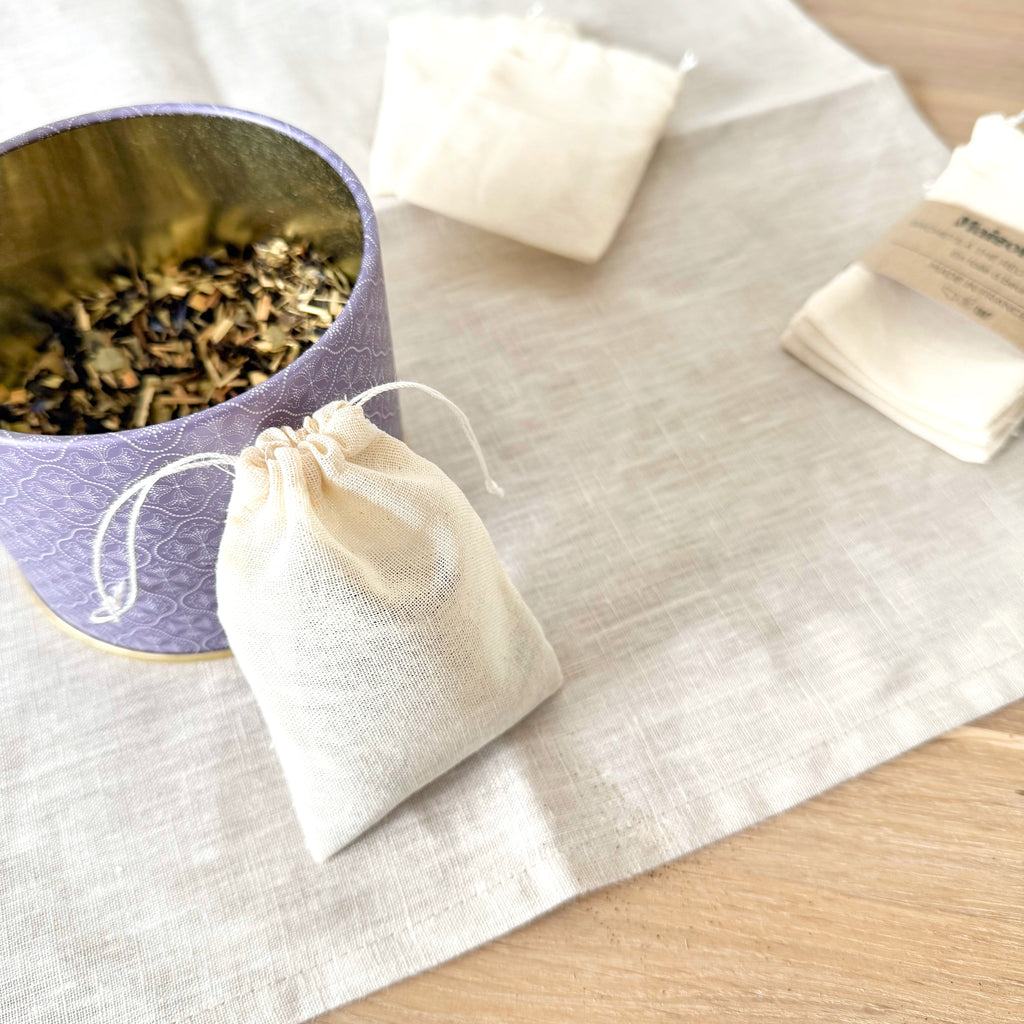 Sachets de thé - Toile à beurre (100% coton)