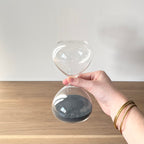 Sablier sable gris