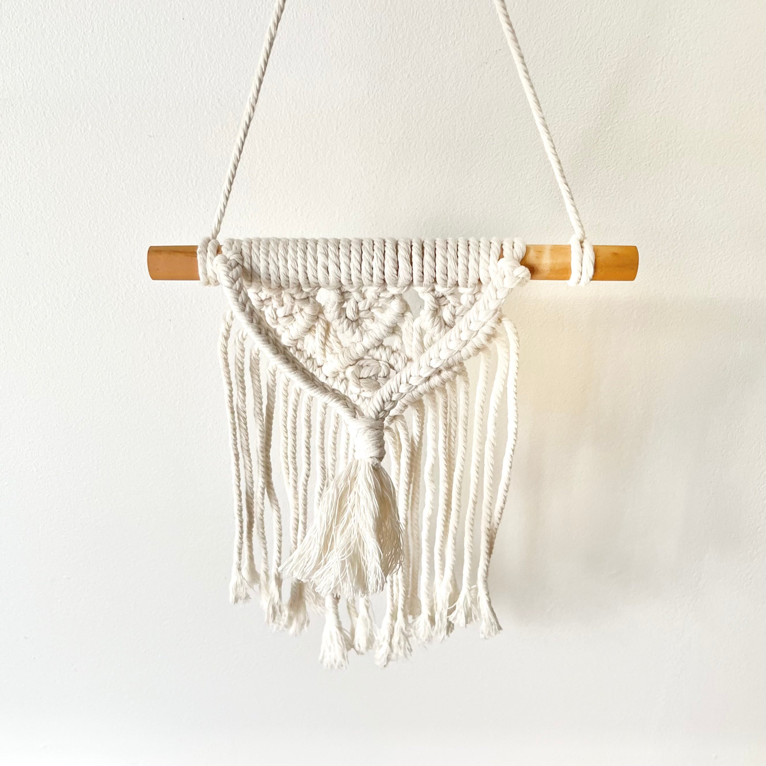 Petit macramé écru