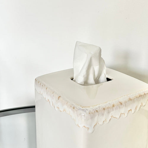 Boîte à mouchoirs "Prisca" - Grès fin