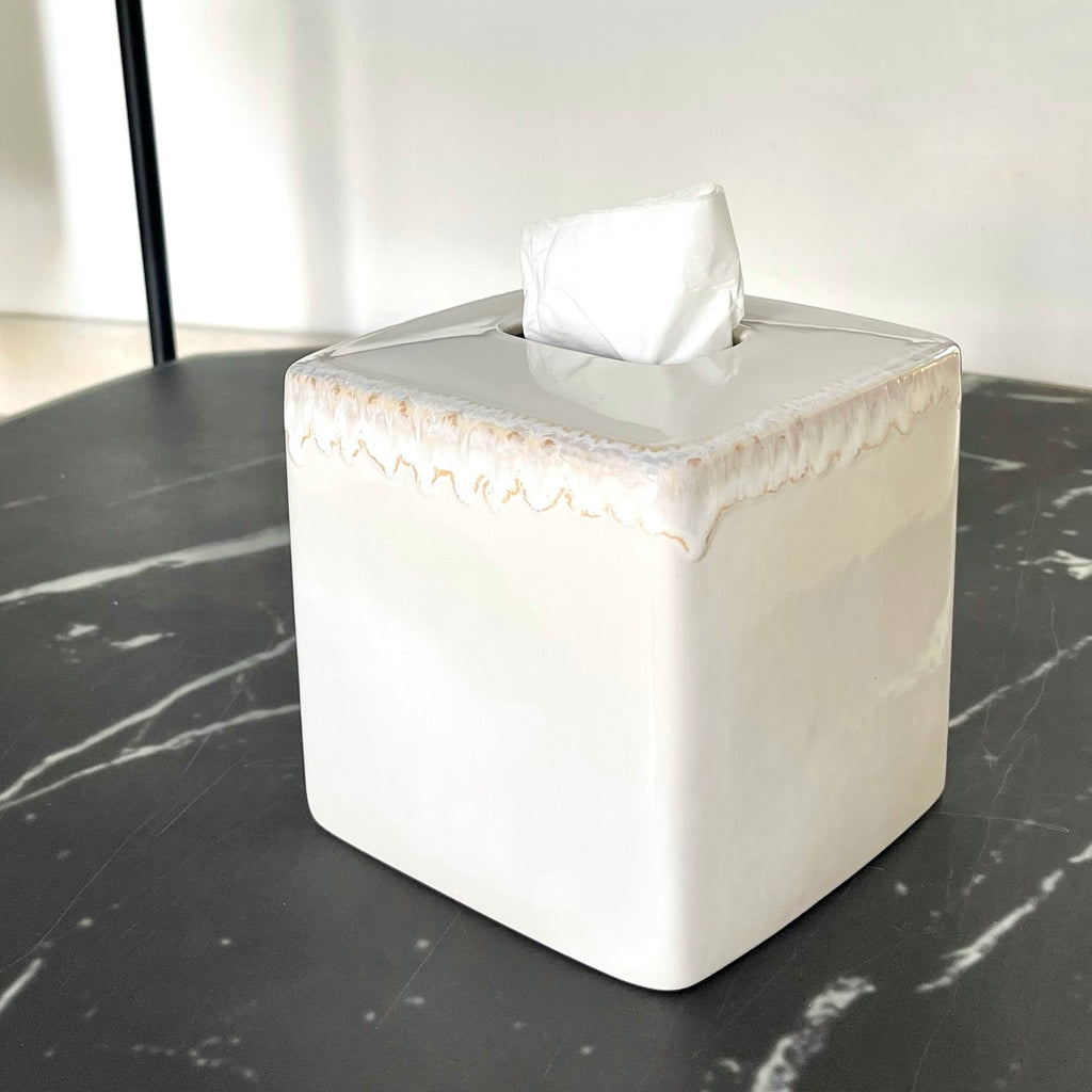 Boîte à mouchoirs "Prisca" - Grès fin