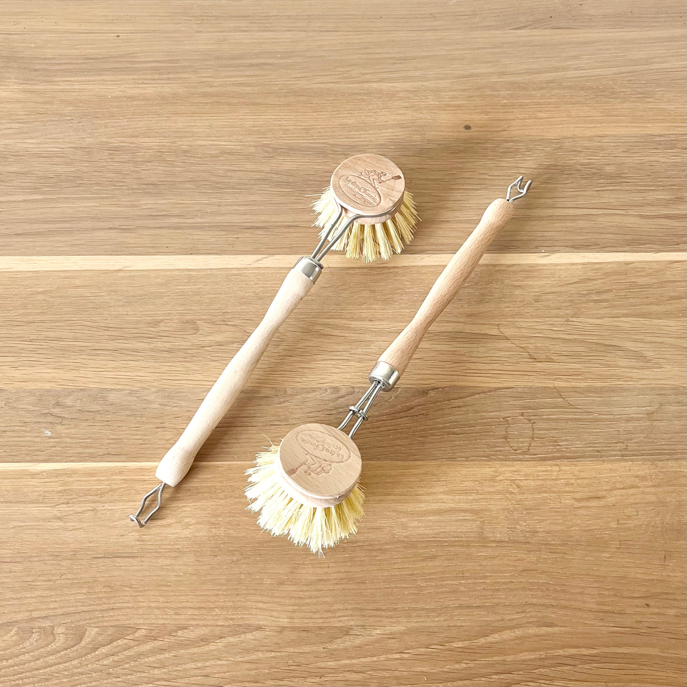 Brosse vaisselle rechargeable - Bois de hêtre et fibres naturelles