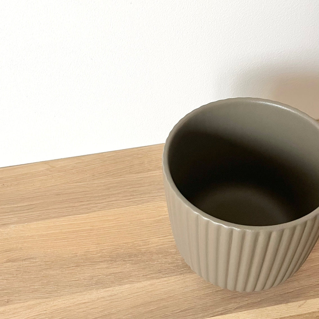 Cache-pot Alba Marron - Céramique