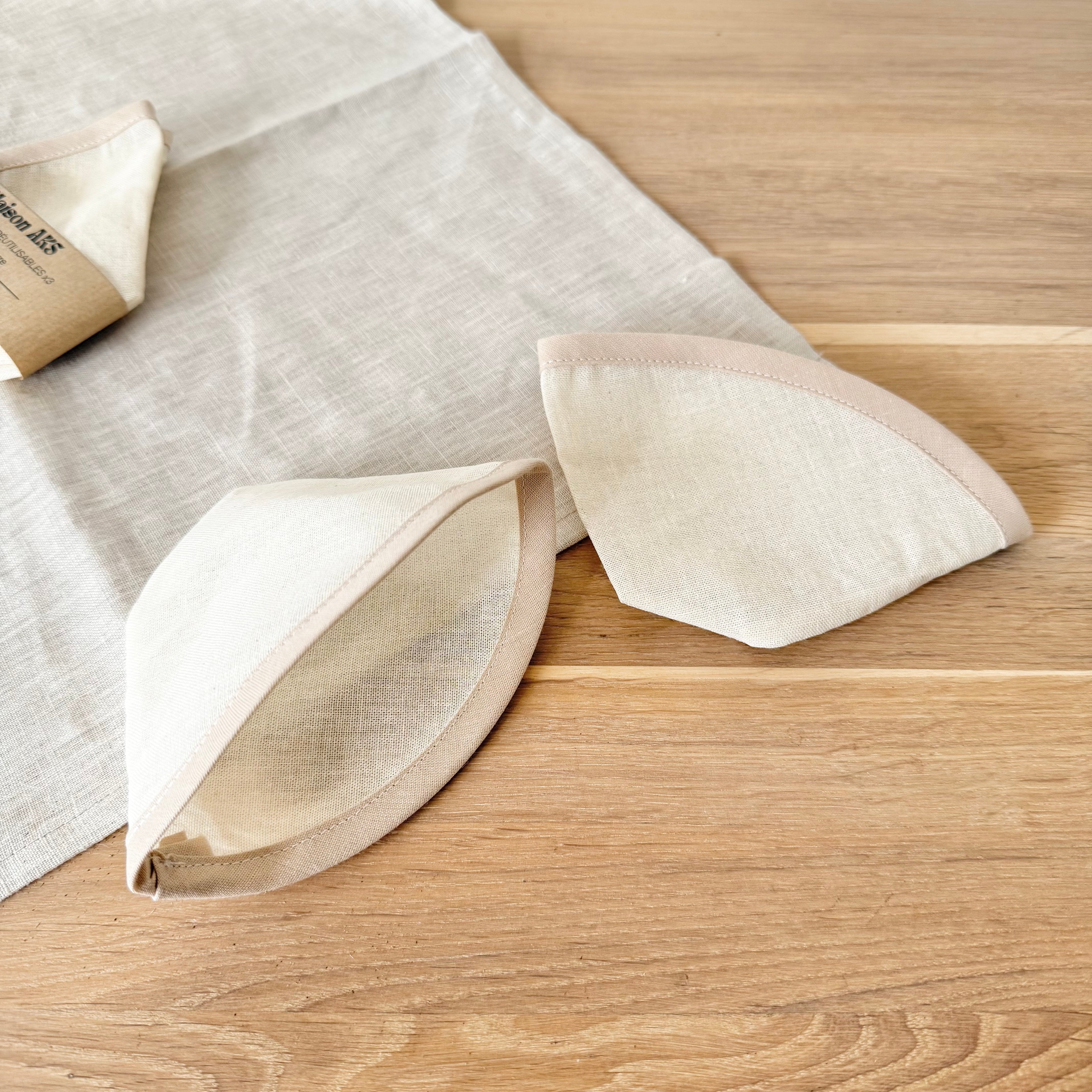 Filtres à café - Toile à beurre (100% coton)