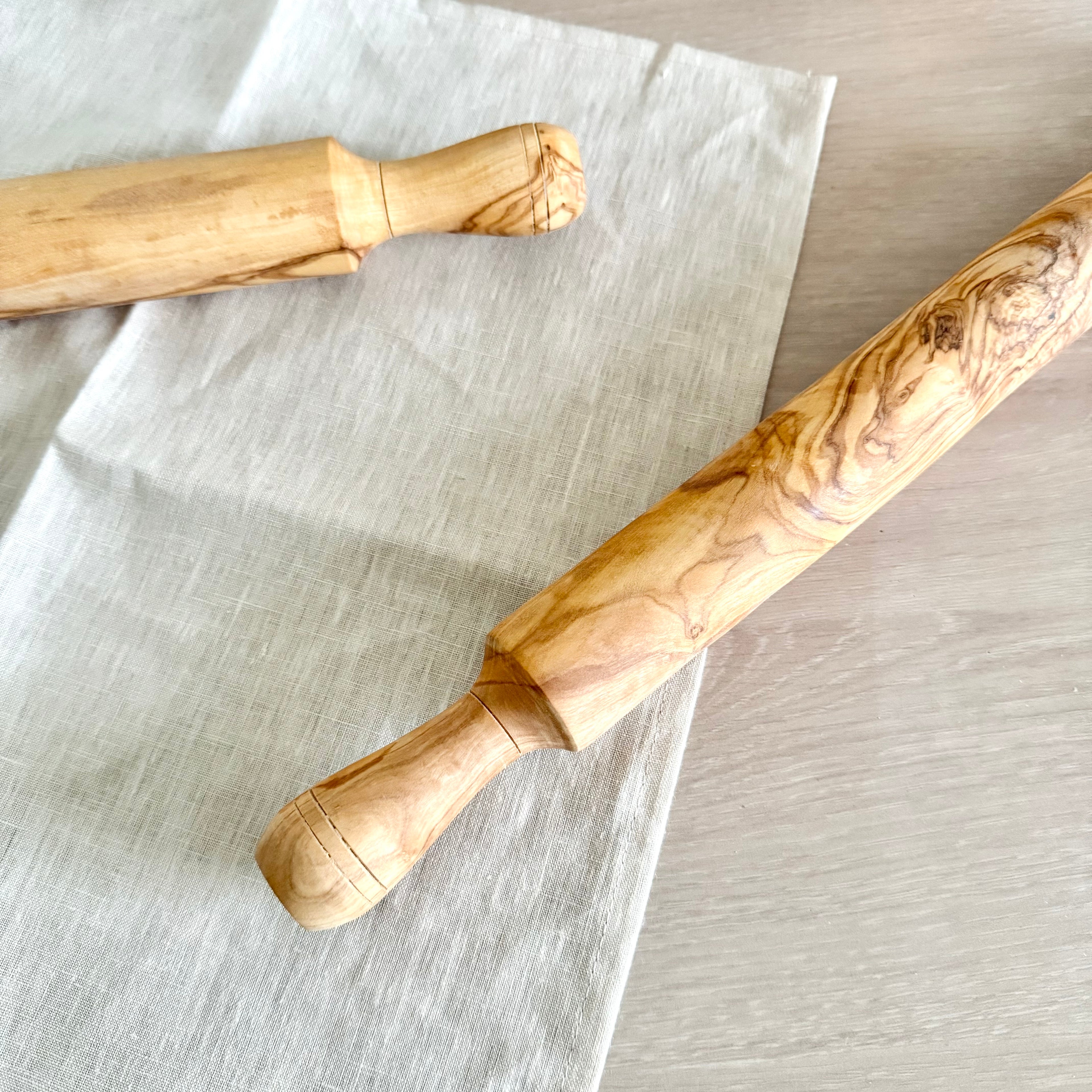 Rouleau à pâtisserie - Bois d'olivier 100% naturel