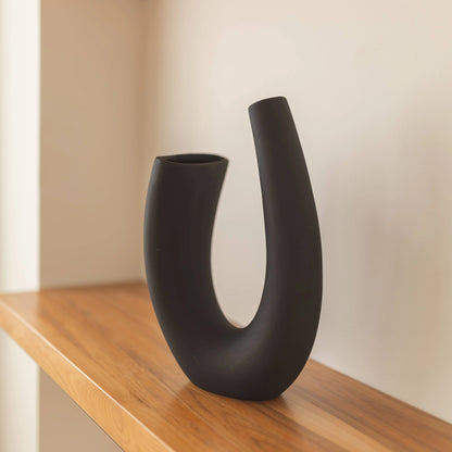 Vase "Ulysse" Noir - Céramique