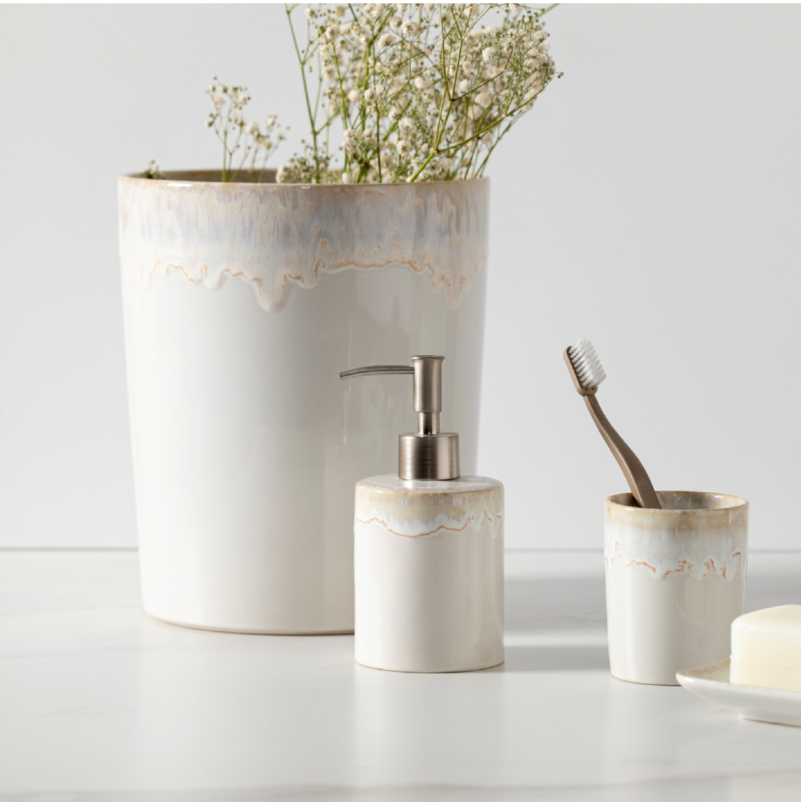 Distributeur de savon "Prisca" - Grès fin