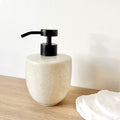 Distributeur de Savon "Malo" Écru - Grès fin