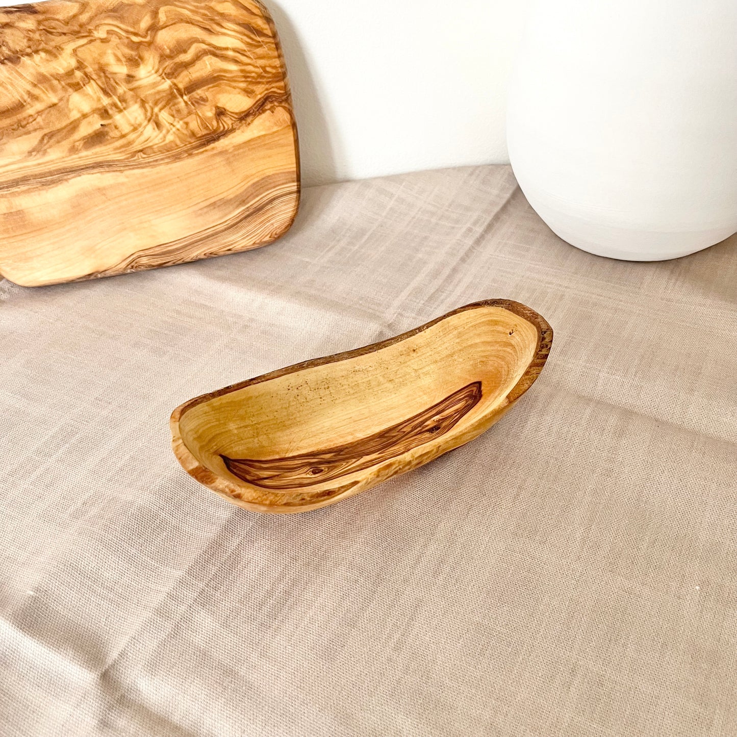 Porte encens - Bois d'olivier 100% naturel