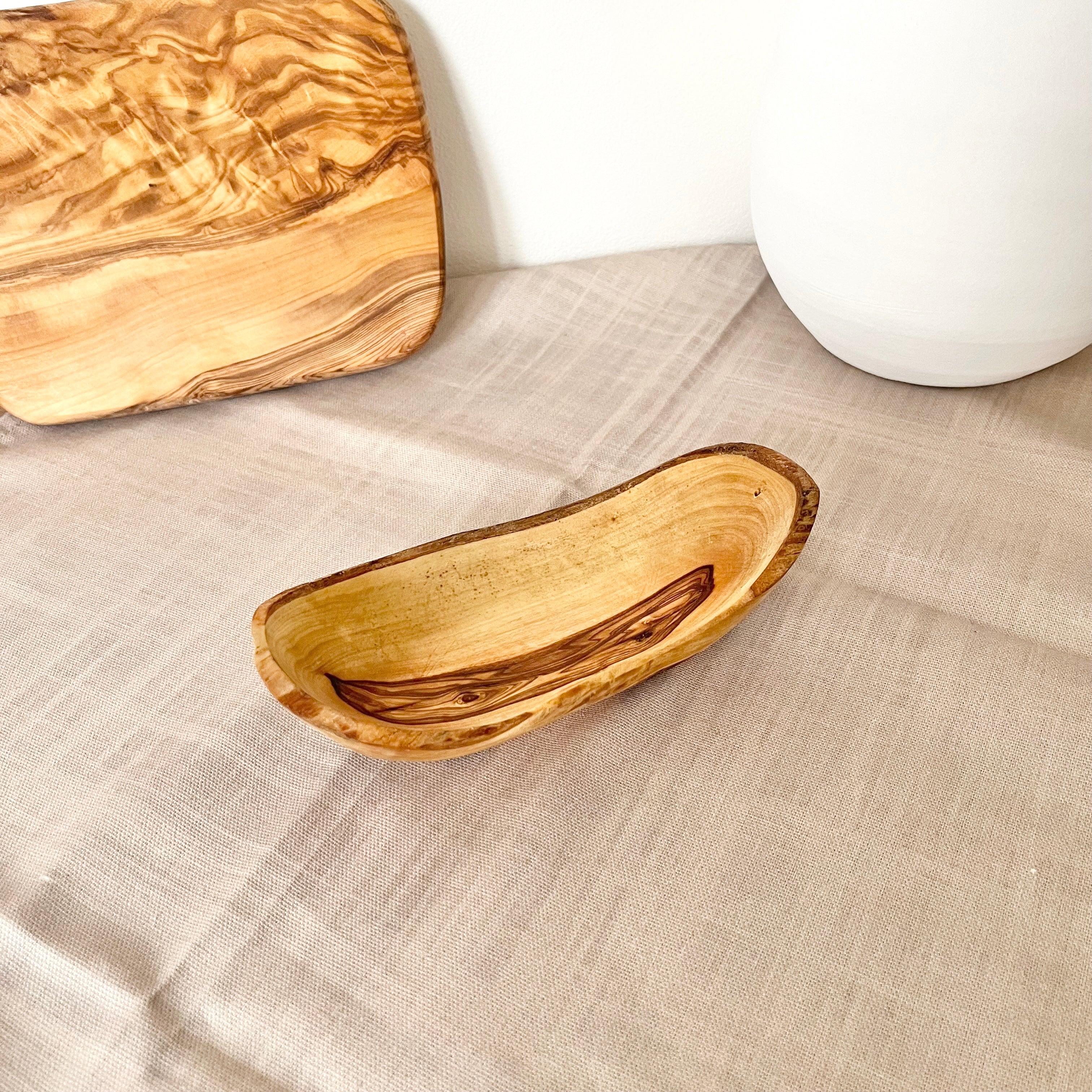 Porte encens - Bois d'olivier 100% naturel