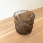 Cache-pot gris & reflet violet