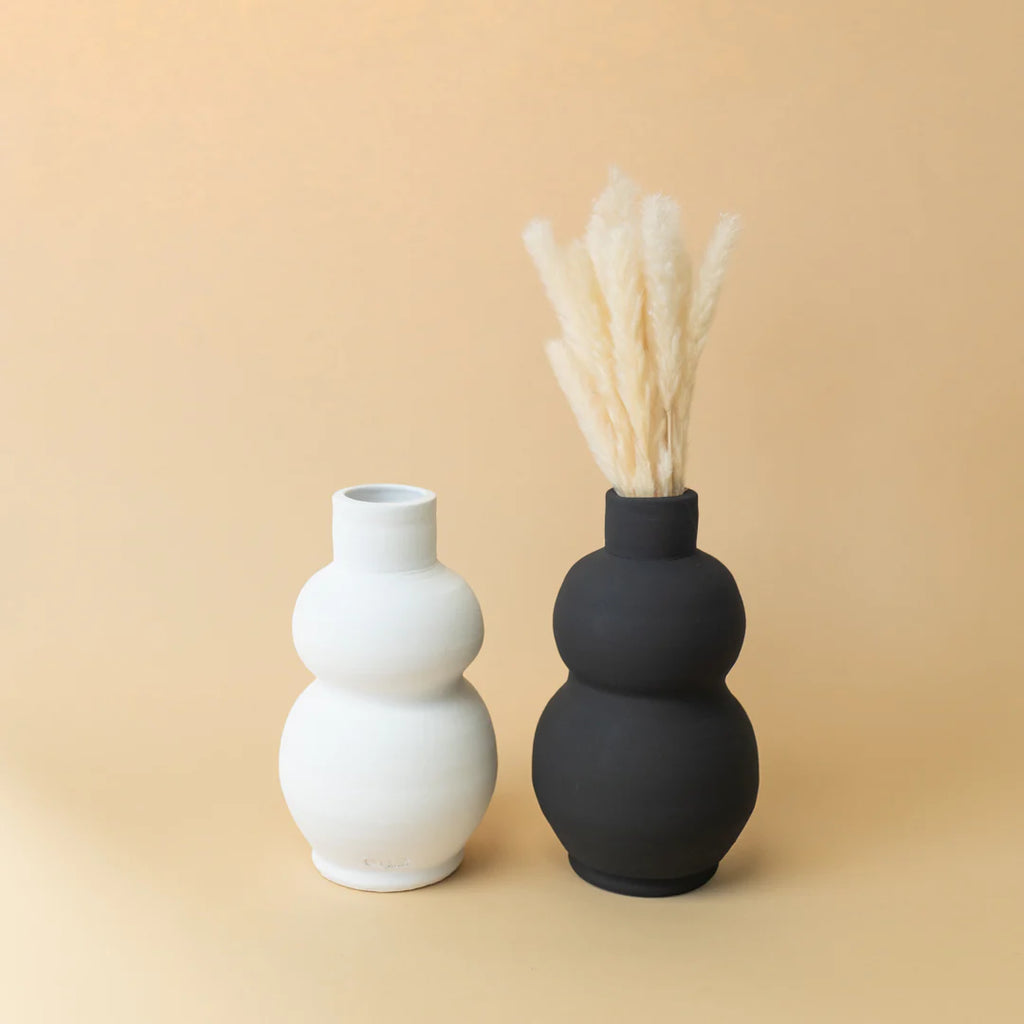 Vase "Bilbo" Noir - Céramique