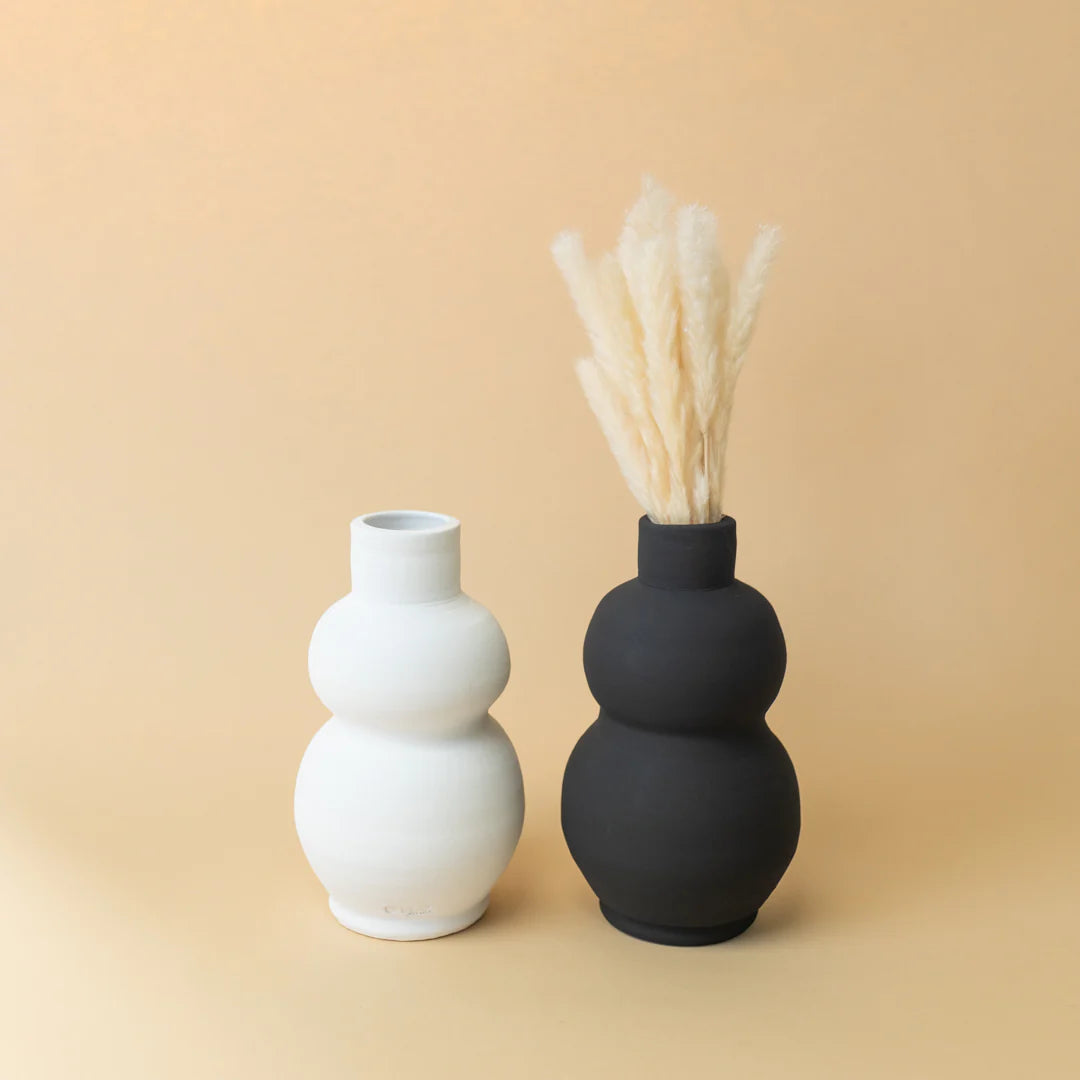 Vase "Bilbo" Noir - Céramique