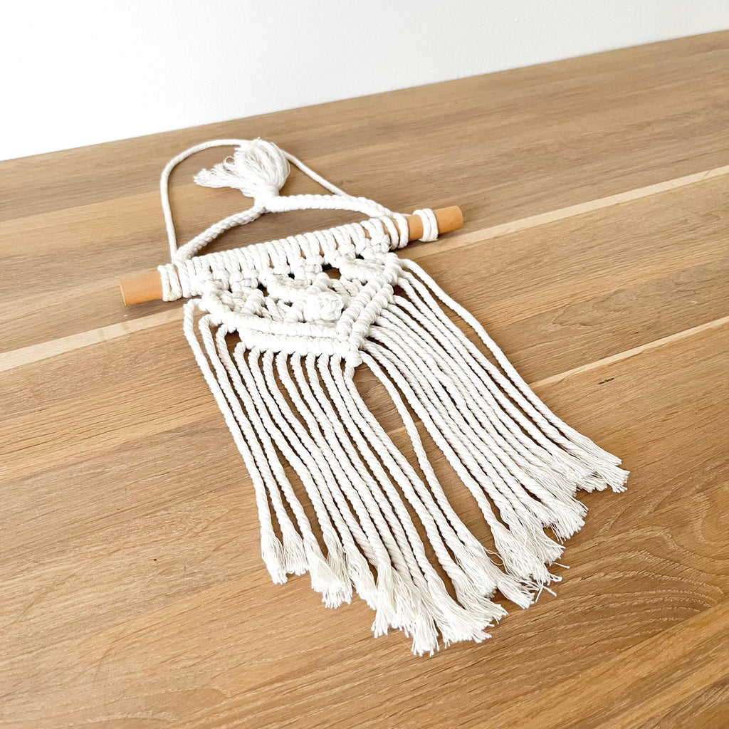 Petit macramé écru