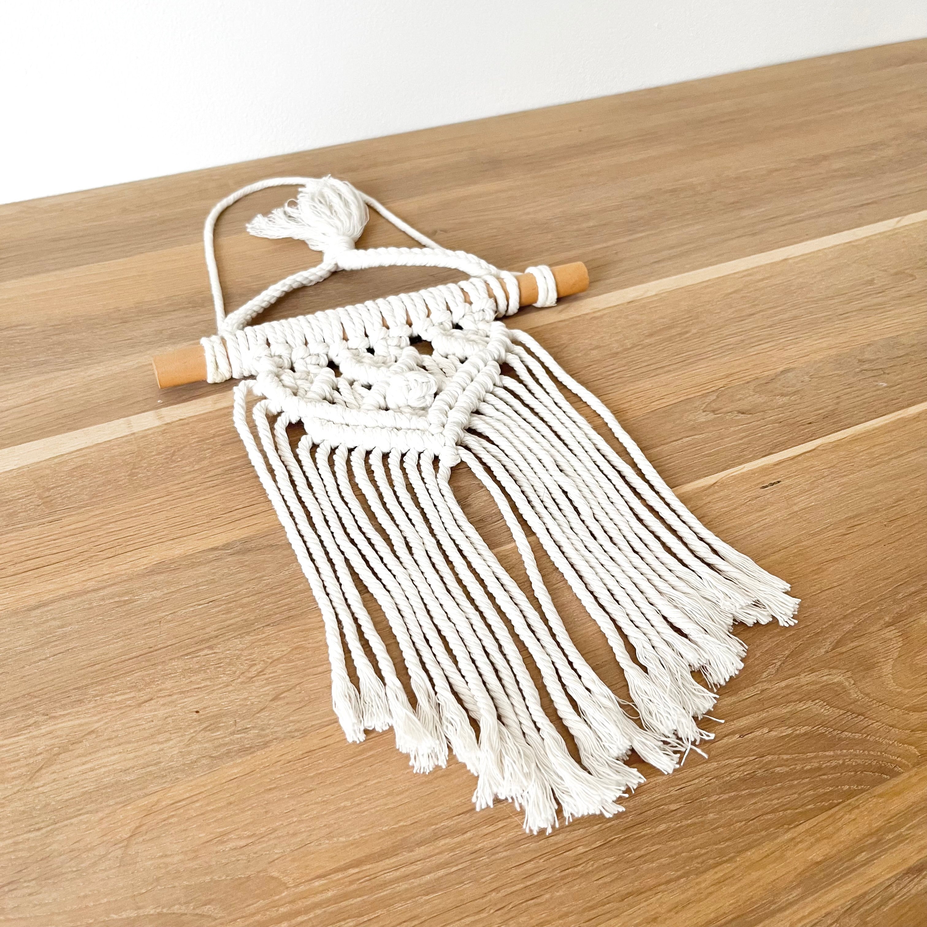 Petit macramé écru