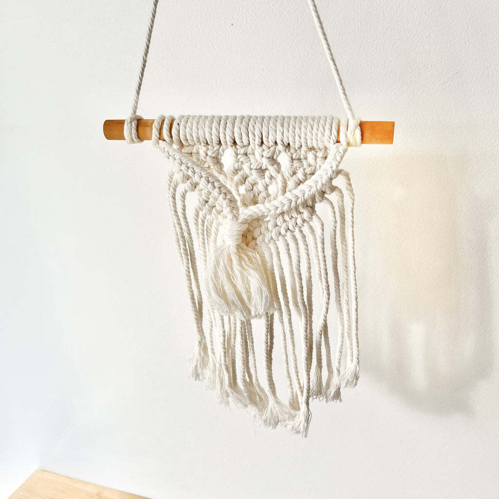 Petit macramé écru