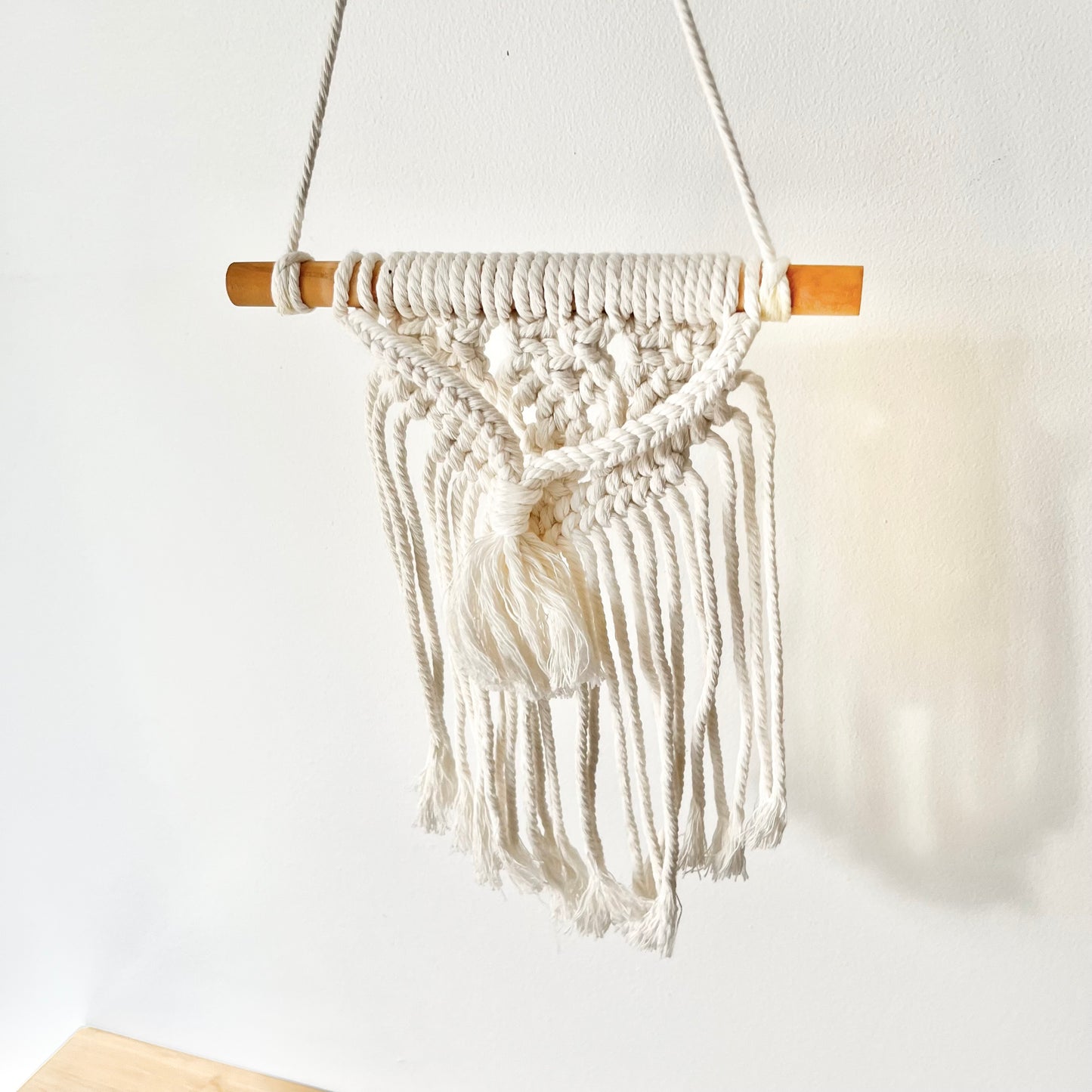 Petit macramé écru