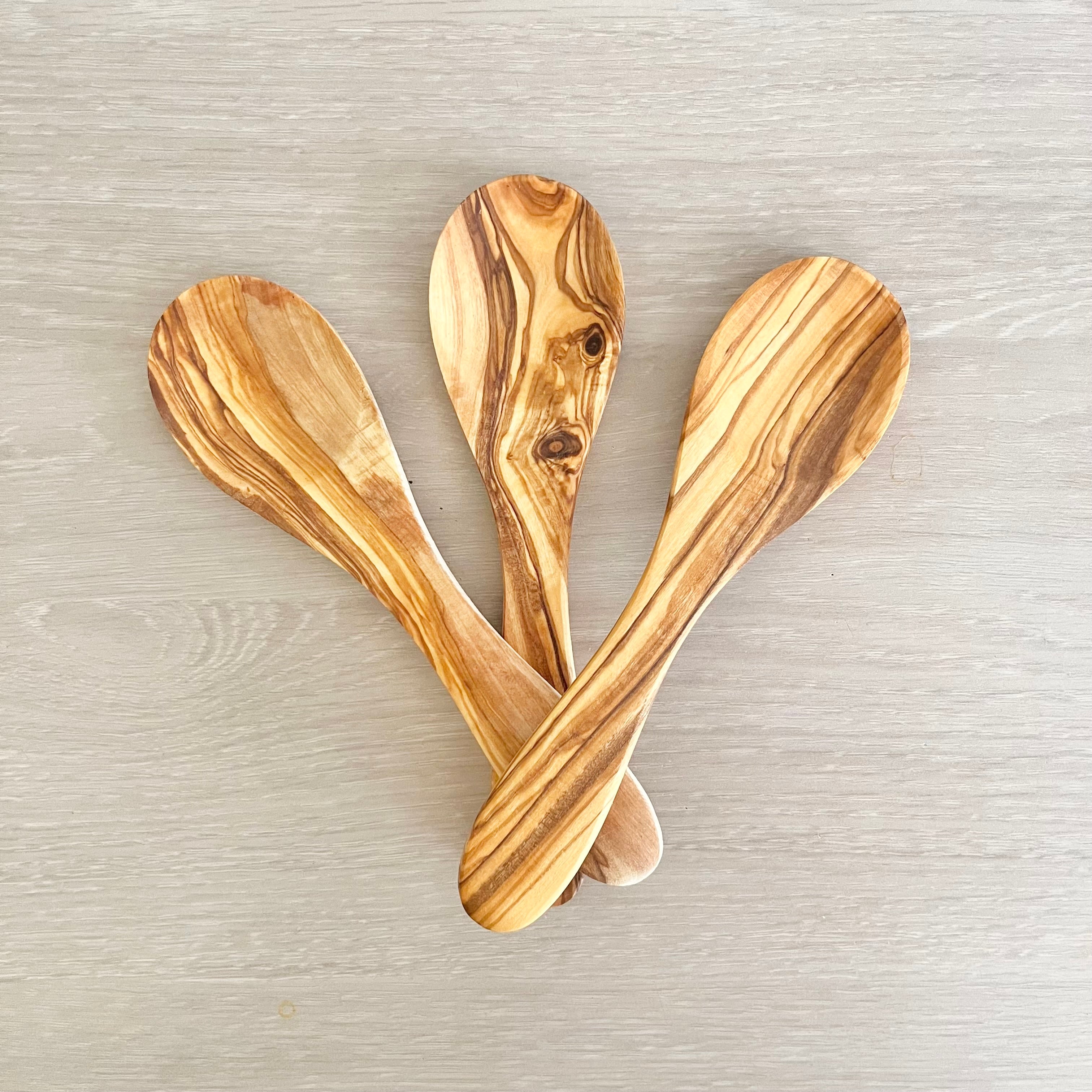 Cuillère à riz - Bois d'olivier 100% naturel
