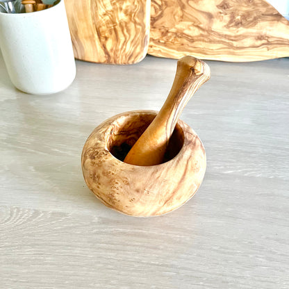 Mortier - Bois d'olivier 100% naturel