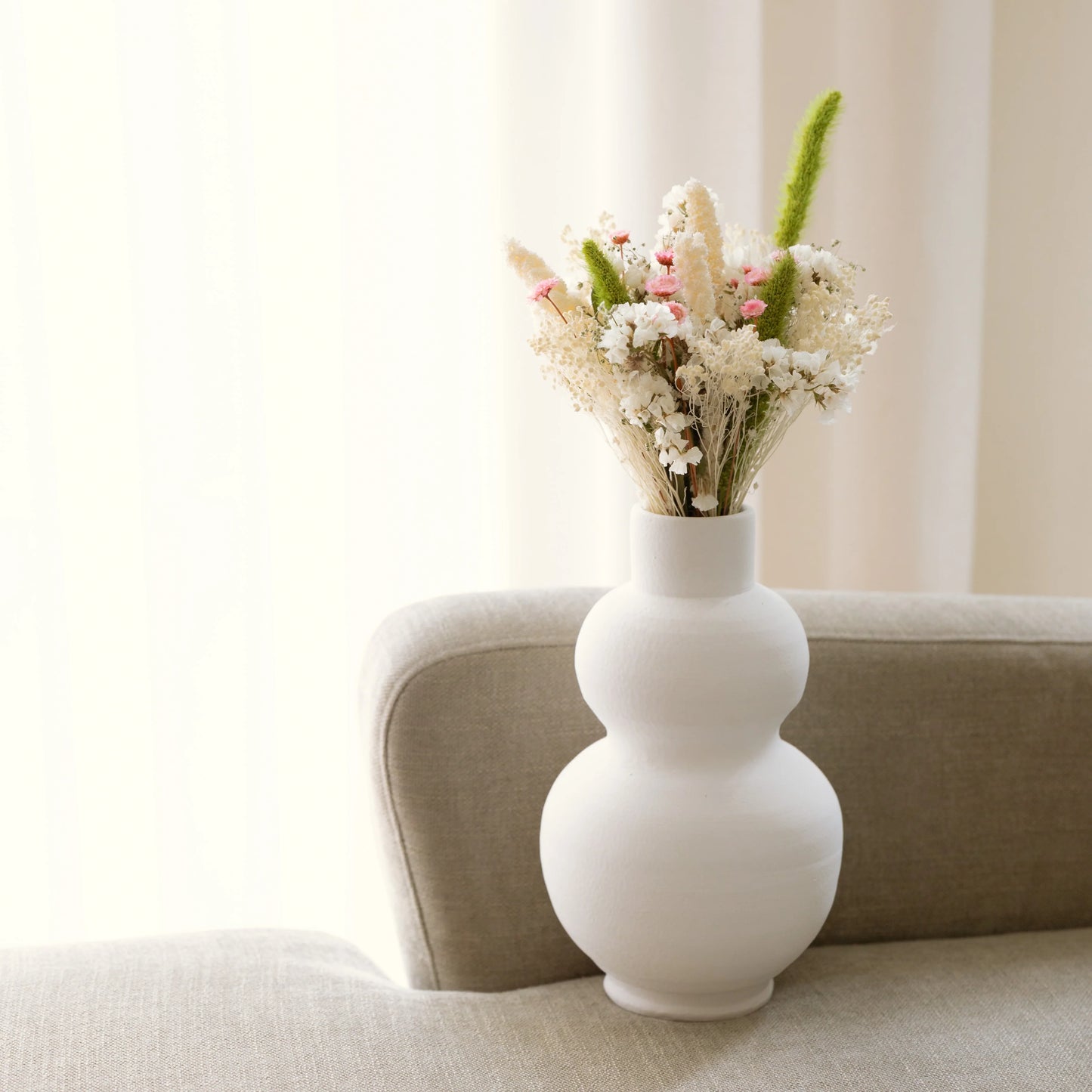Vase "Bilbo" Blanc - Céramique