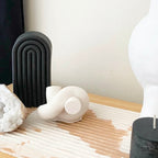 Objet décoratif "Memo" Blanc - Résine acrylique