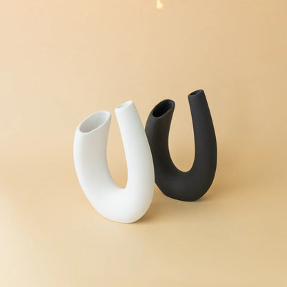 Vase "Ulysse" Noir - Céramique