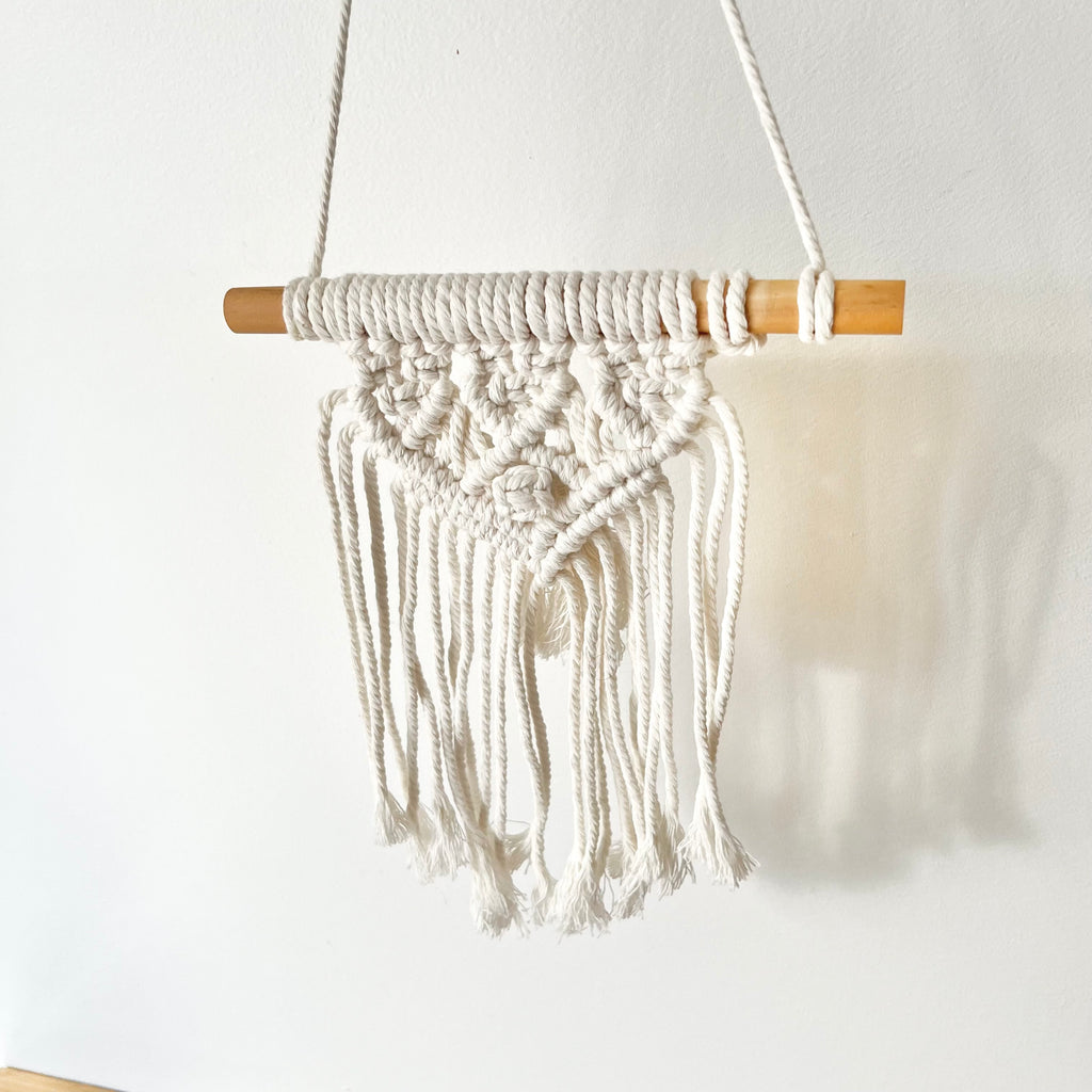 Petit macramé écru