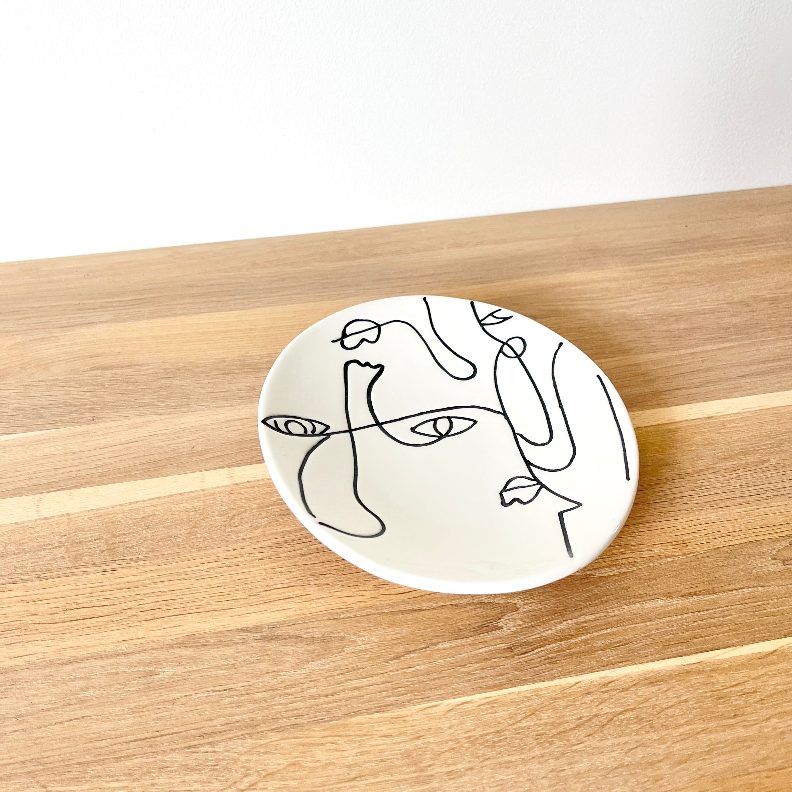 Vide-poches Line art - Céramique