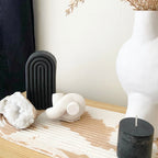 Objet décoratif "Memo" Blanc - Résine acrylique