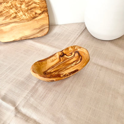 Porte encens - Bois d'olivier 100% naturel