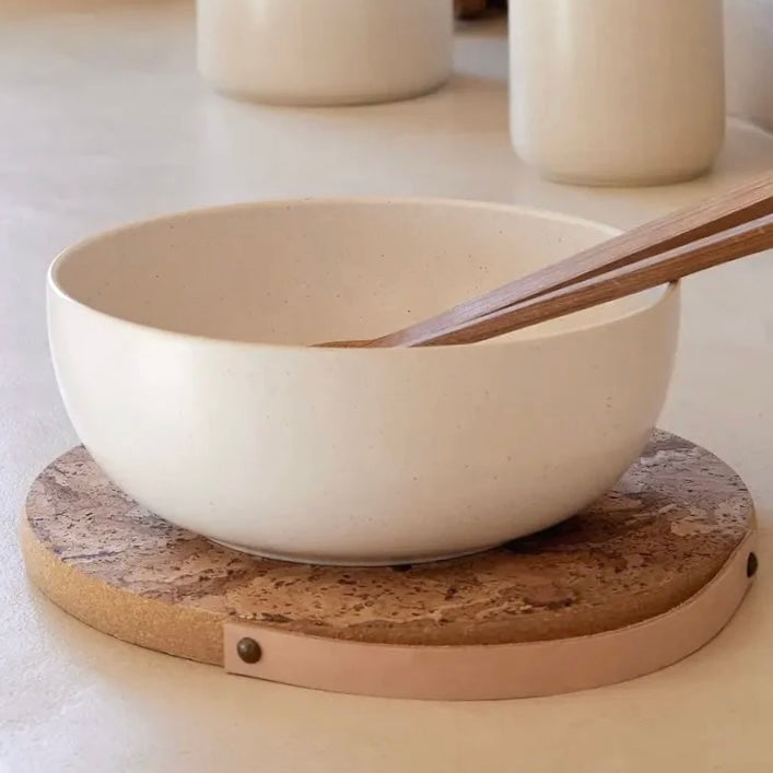 Saladier "Omi" Noir - Grès fin