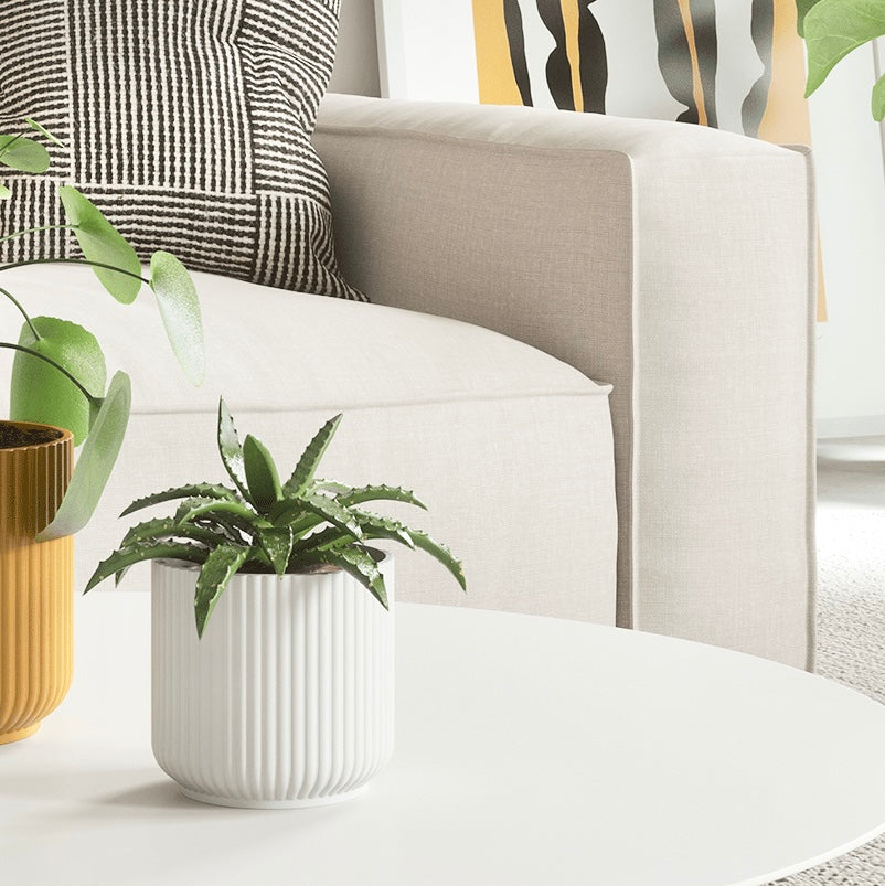 Cache-pot Alba Marron - Céramique