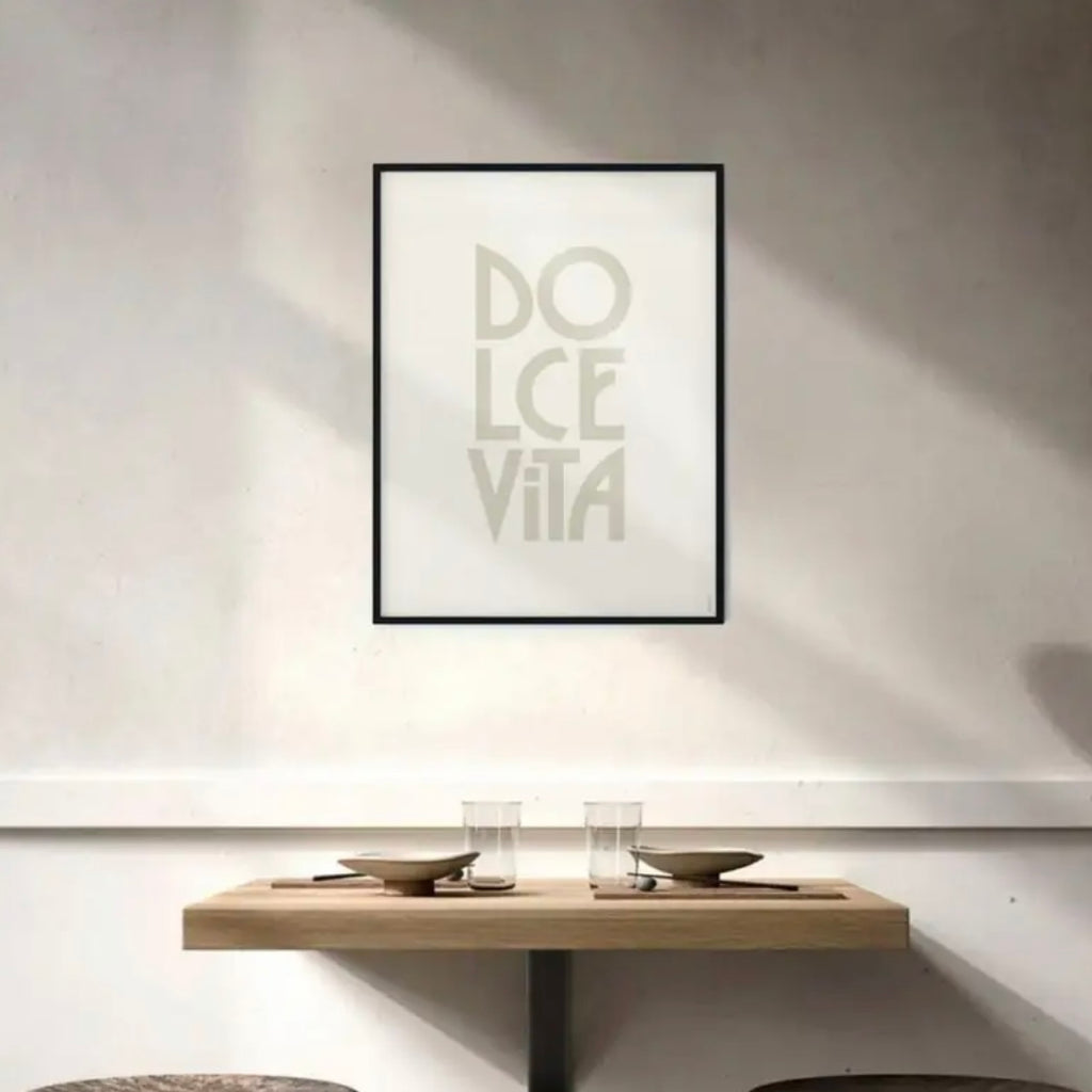 Affiche Dolce Vita - Papier 320g/m²