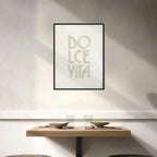Affiche Dolce Vita - Papier 320g/m²