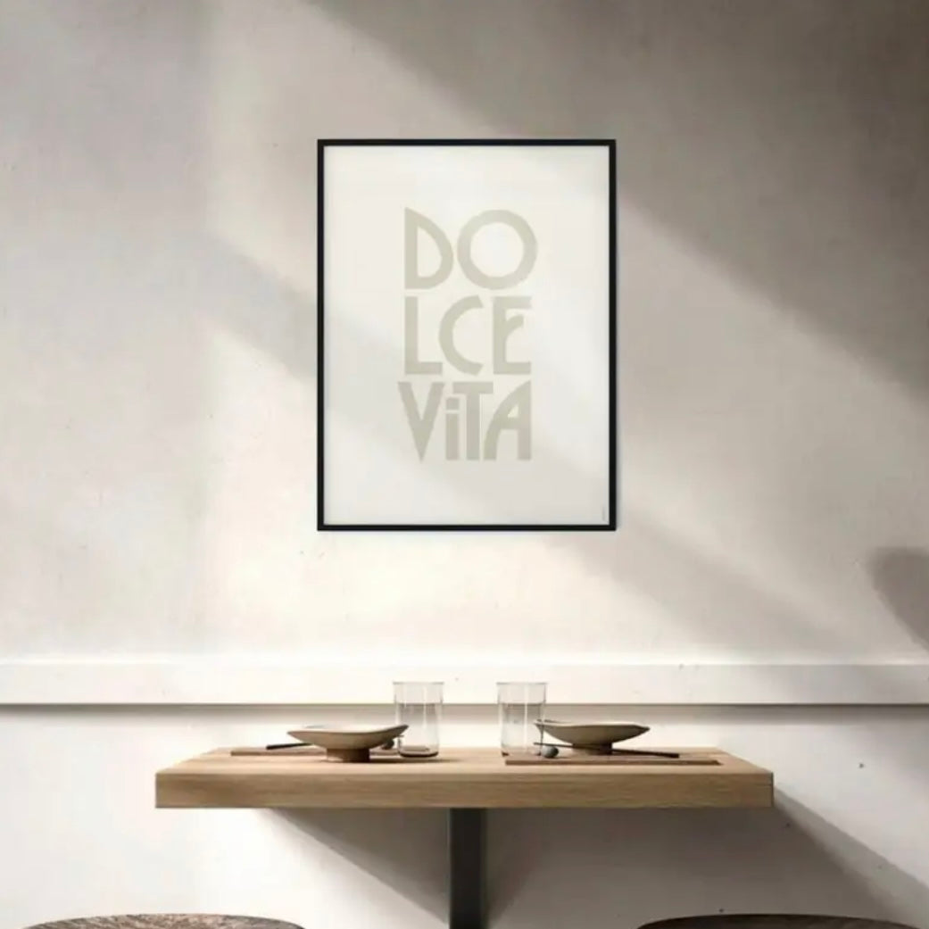 Affiche Dolce Vita - Papier 320g/m²