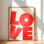 Affiche Love - Papier 320g/m²