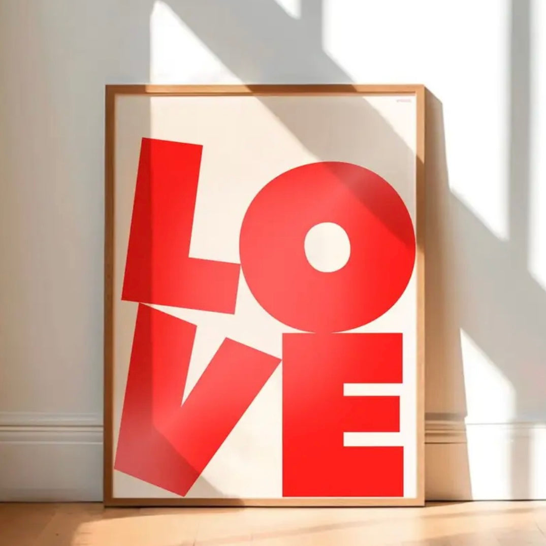 Affiche Love - Papier 320g/m²