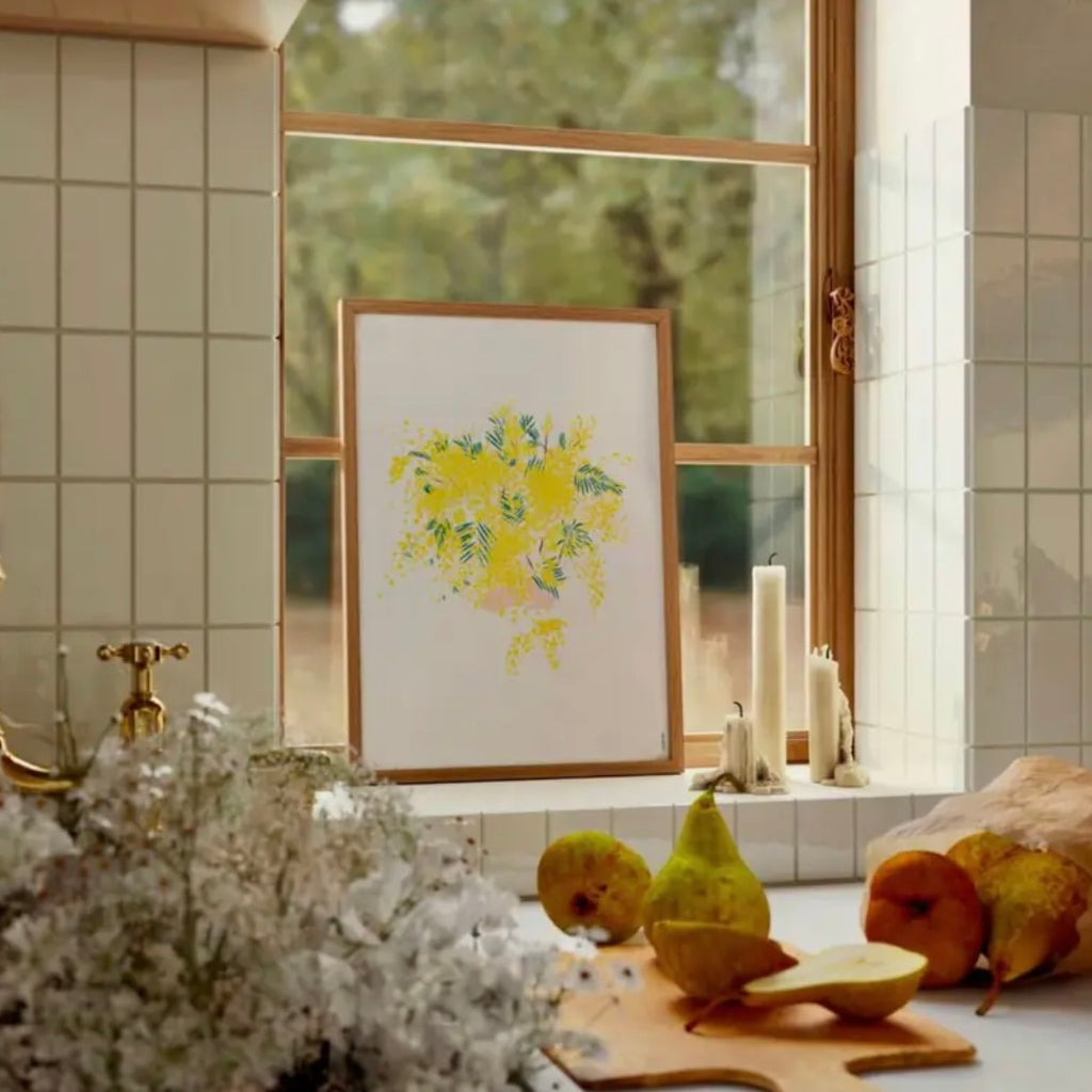Affiche Mimosa - Papier 320g/m²