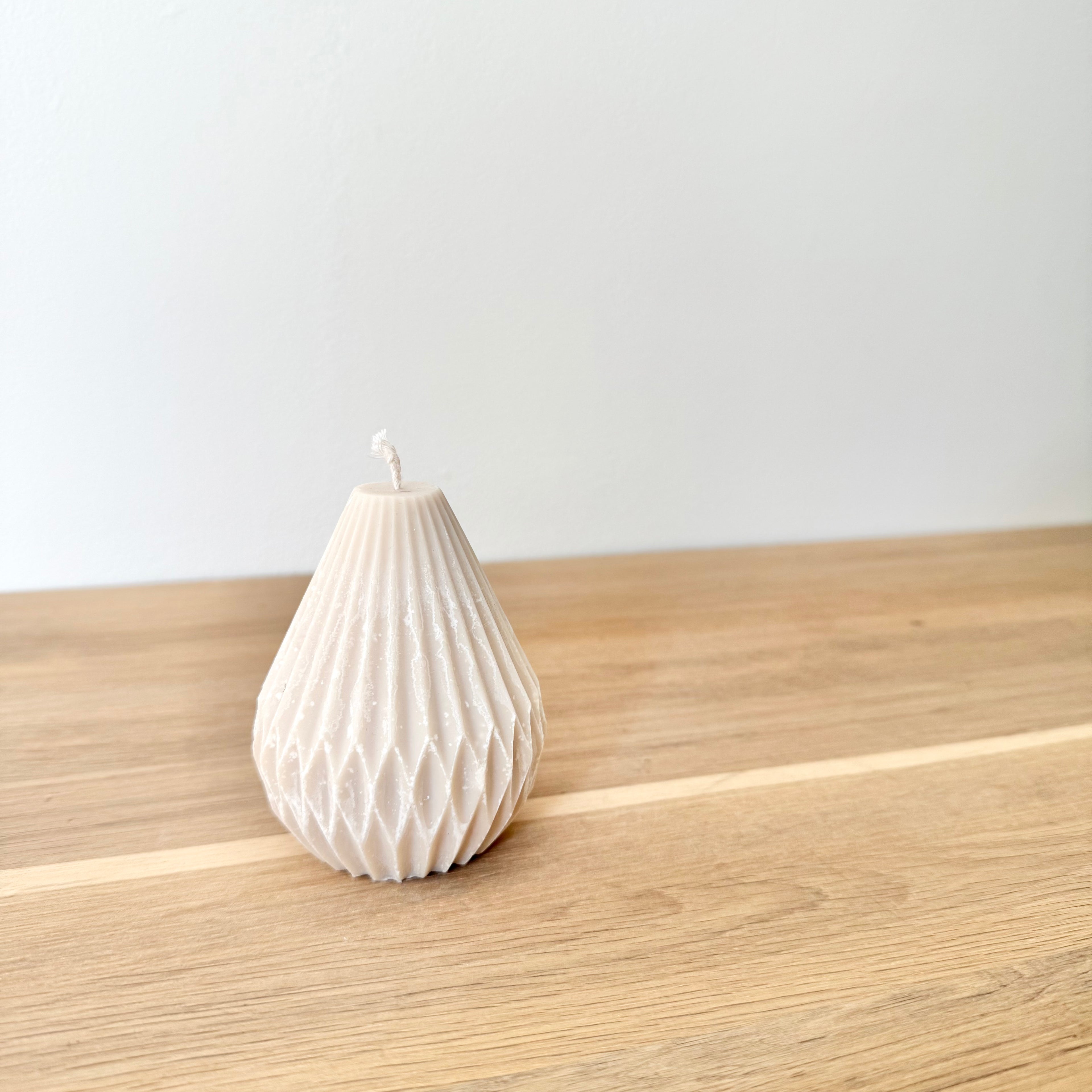 Bougie « Mona » Crème imparfaite - Cire de Colza