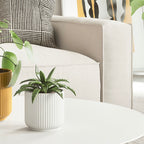 Cache-pot Alba Blanc - Céramique