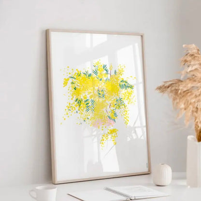 Affiche Mimosa - Papier 320g/m²