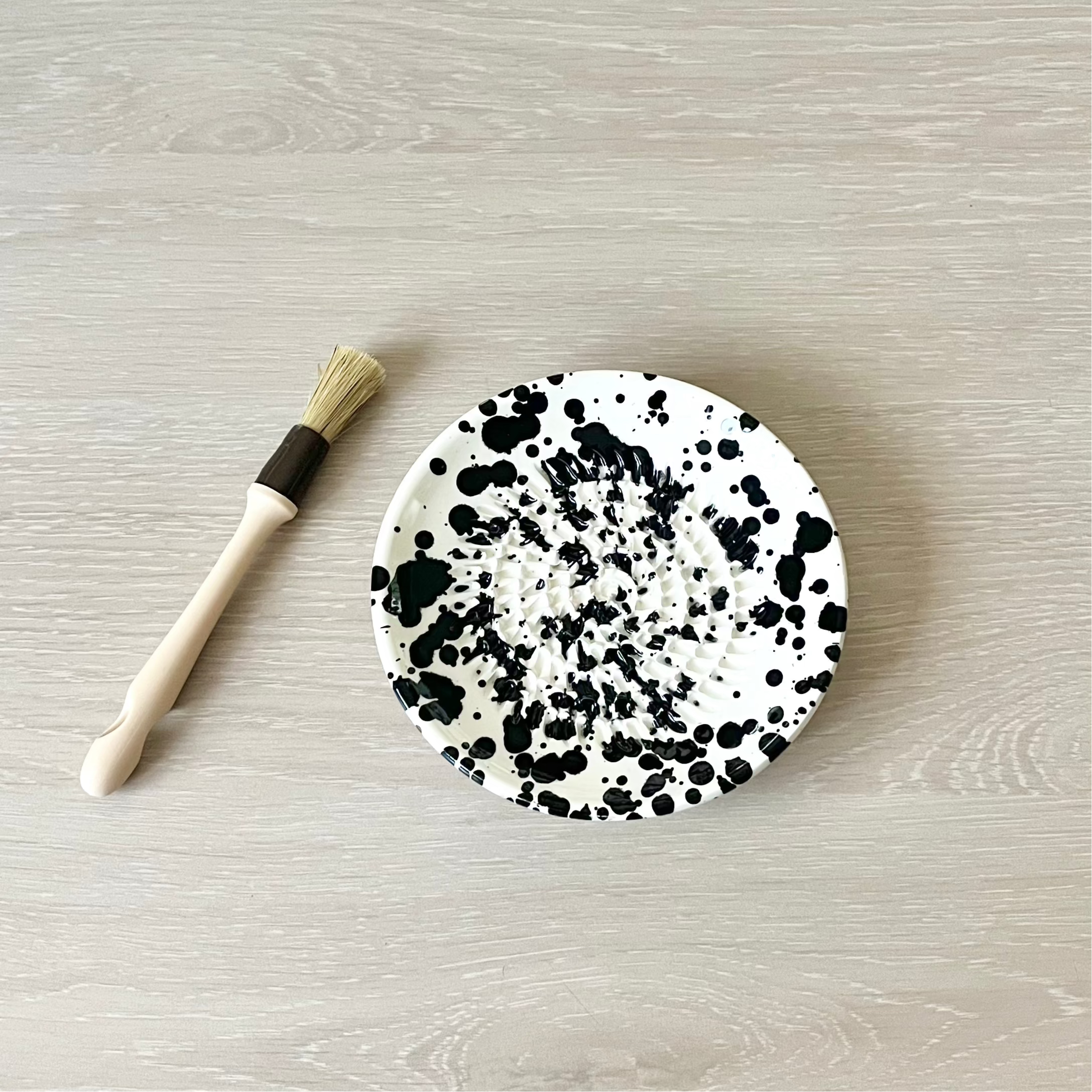 Assiette râpe "Caly" Bleu - Céramique