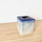 Boîte à mouchoirs bleue