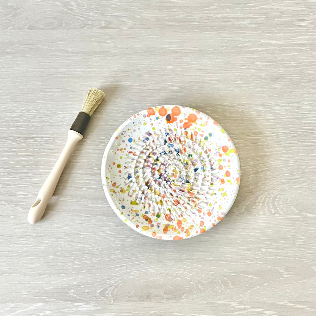 Assiette râpe "Caly" Bleu - Céramique