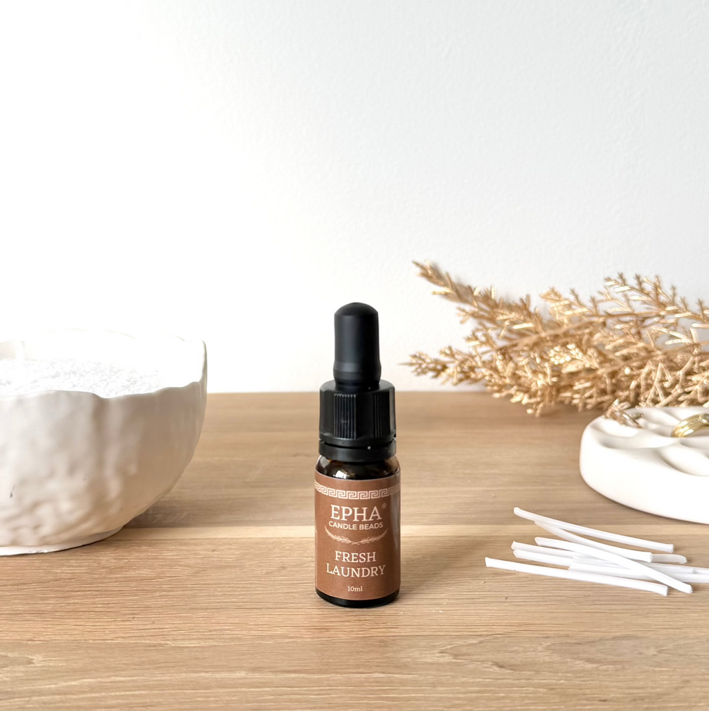 Parfum pour bougie en perles - Linge propre